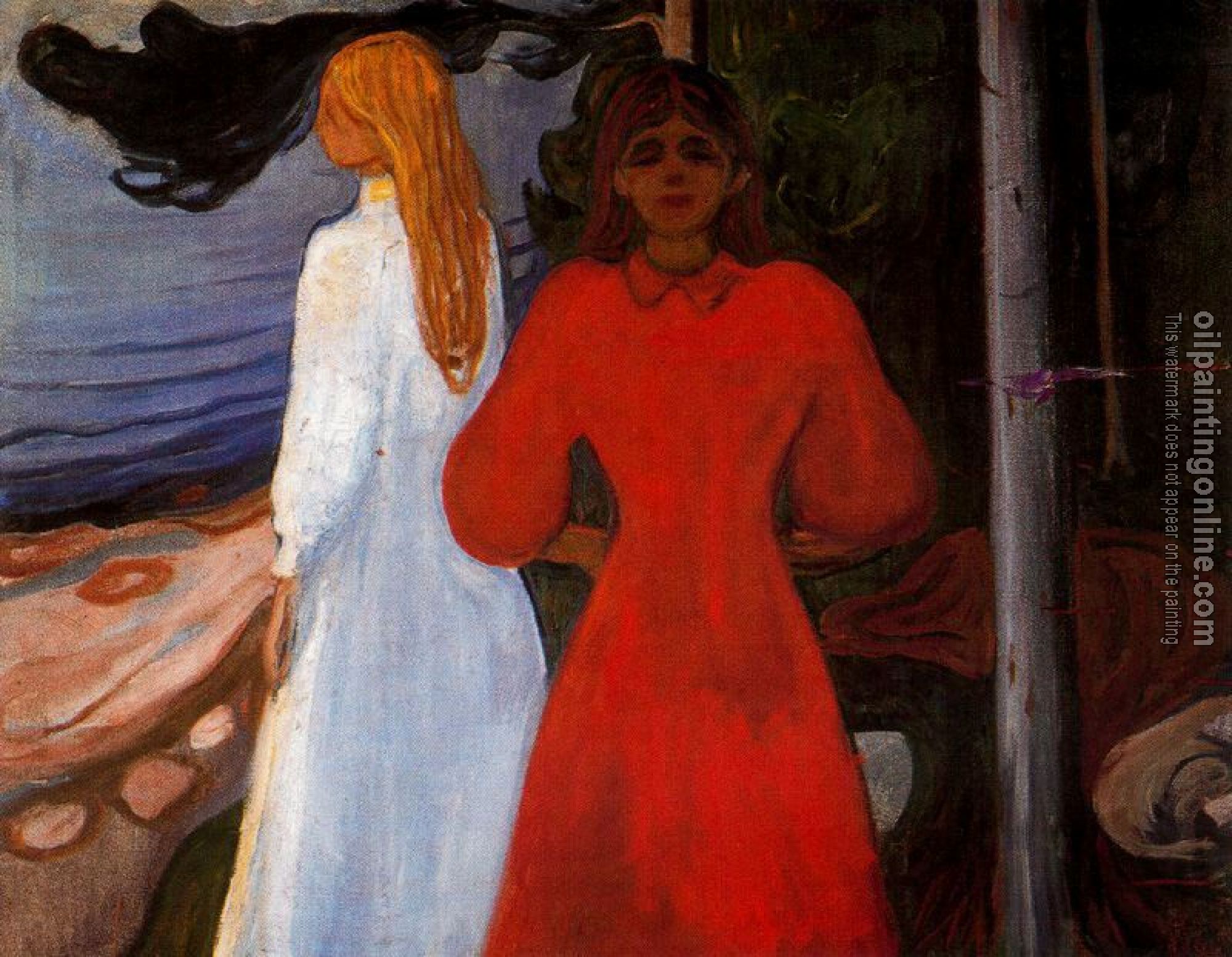 Munch, Edvard - Red and White